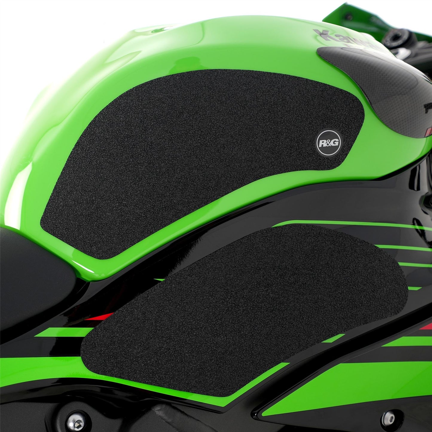 R&G Tank Traction Grip for Kawasaki ZX-6R 636 '13- '24 Colour: Clear