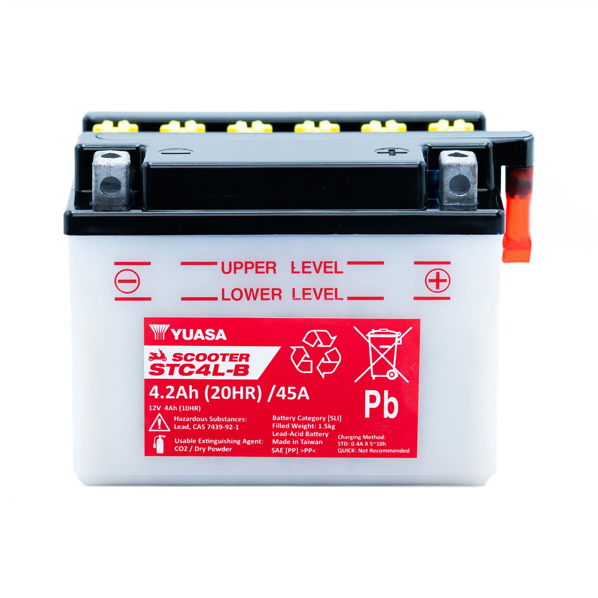 Yuasa STC4L-B (WC) 12V Scooter Battery