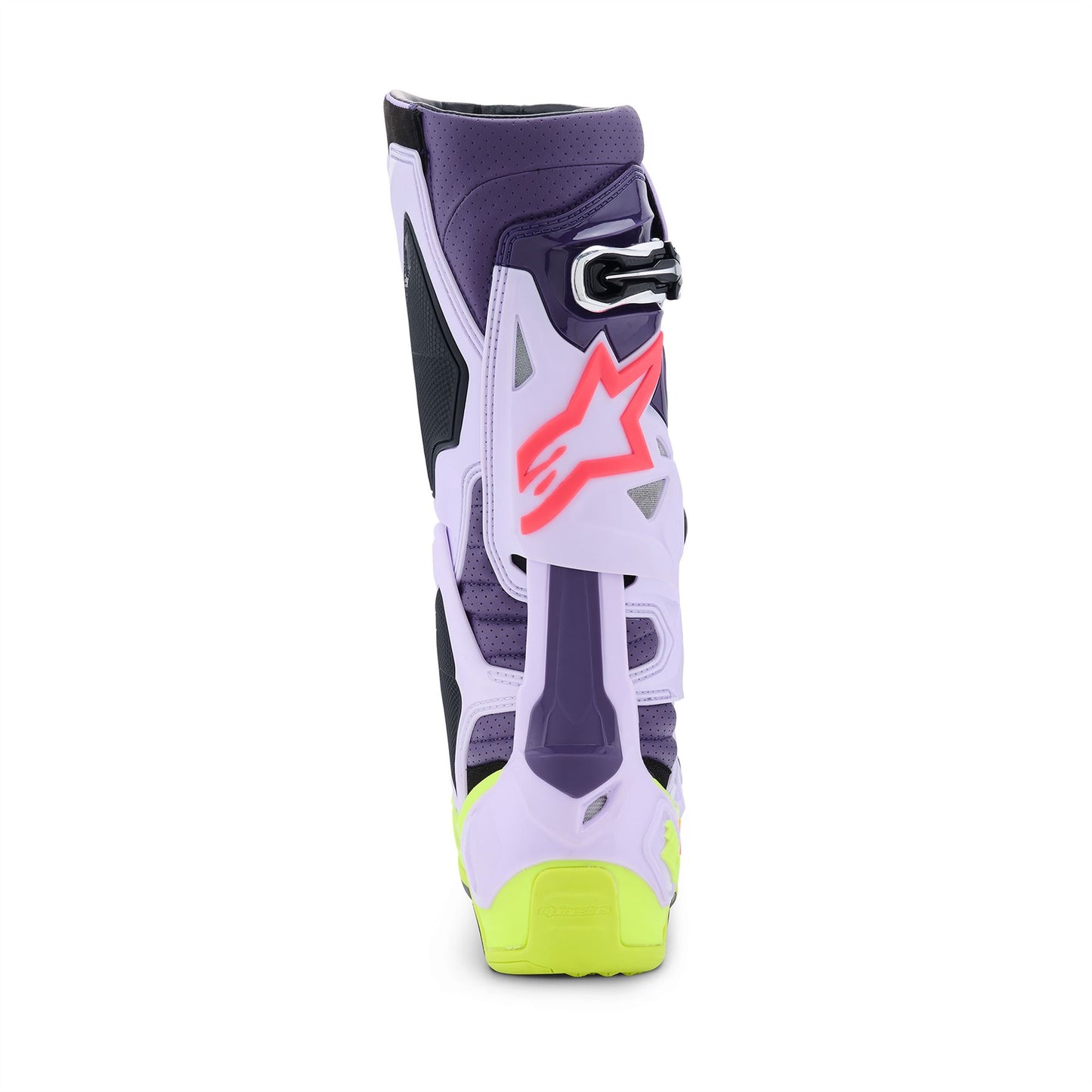 Alpinestars Tech 10 Supervented - Purple Yellow Fluo Diva Pink - US 7 / EU 40.5