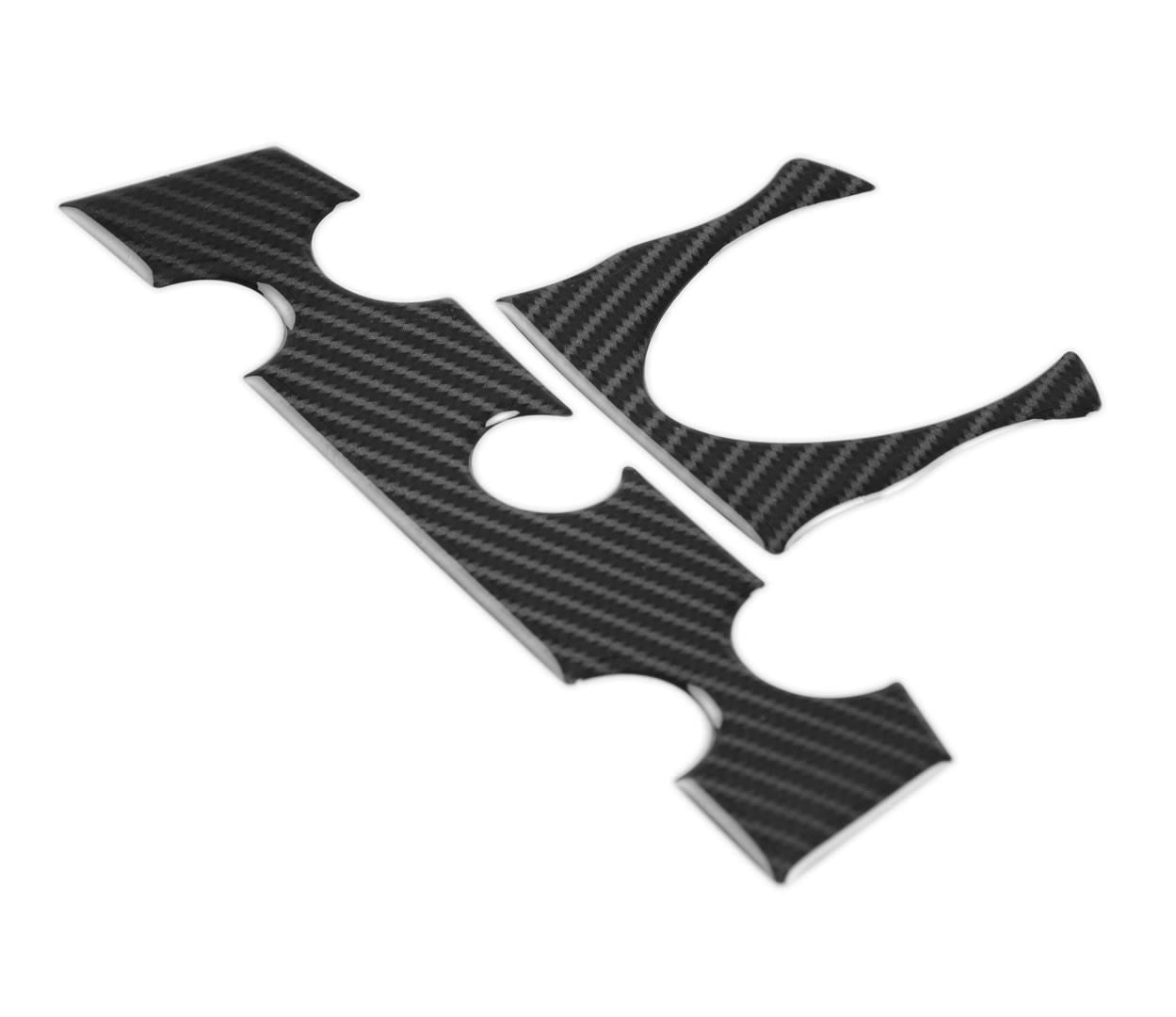 Red Dynamic Carbon Fibre Yoke Pad for Yamaha FZ6 & FZ6-S