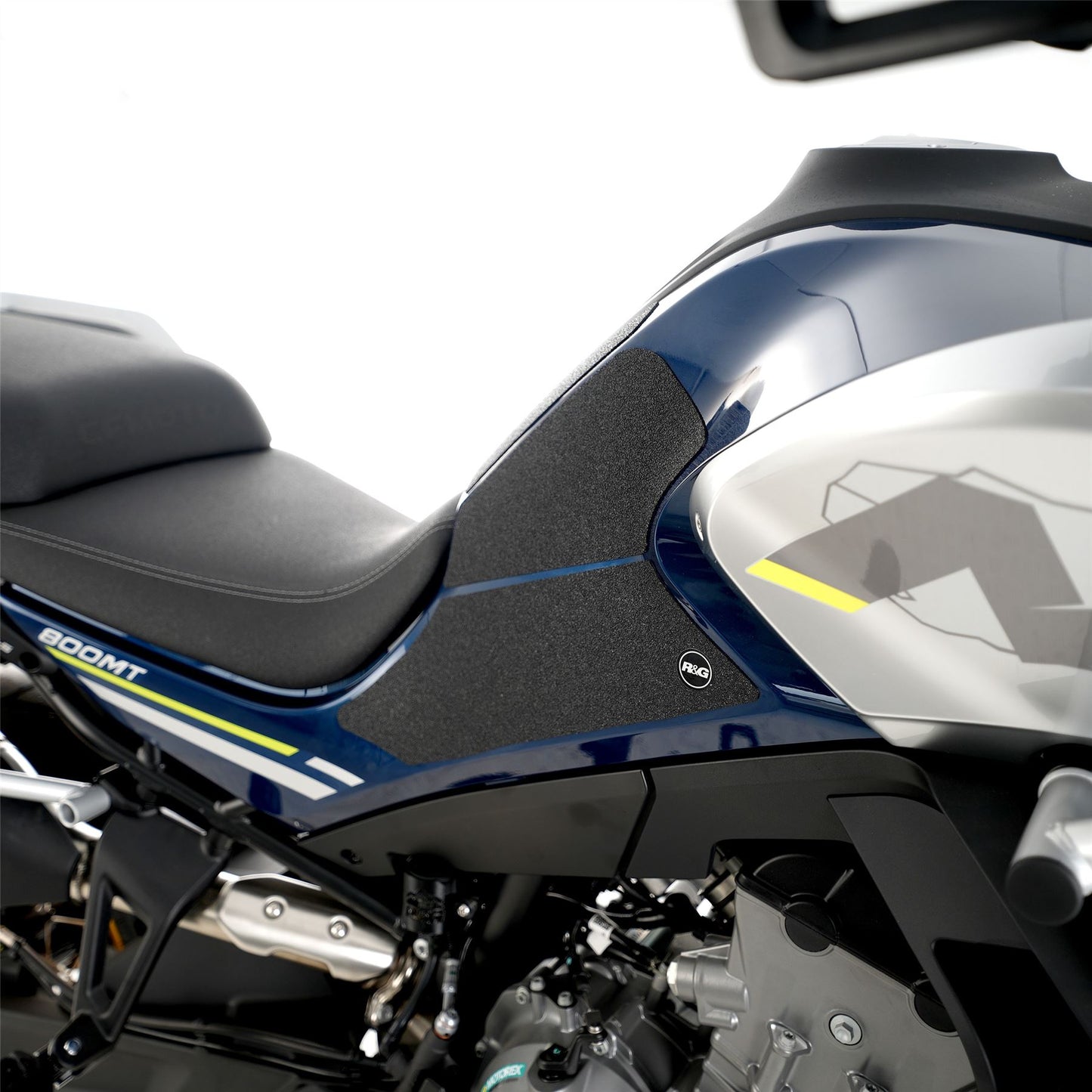 R&G Tank Traction Grips for CF MOTO 800MT Sport / Touring / Explore '22- Colour: Clear