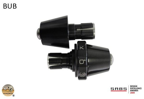 Kaoko Throttle Stabilizer for Buell Ulysses XB12X & XB12XT, Lightning XB12S, Firebolt XB12R, 1125R (2008-) with or wihout OEM handguards (incl. matching left hand side Bar-End Weight : black finish)