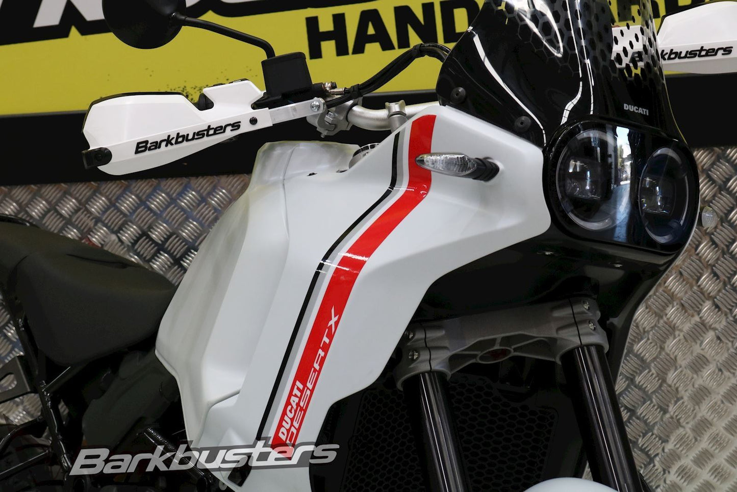 Barkbusters Handgard Kit for Ducati DesertX '22- '24 Colour: Black