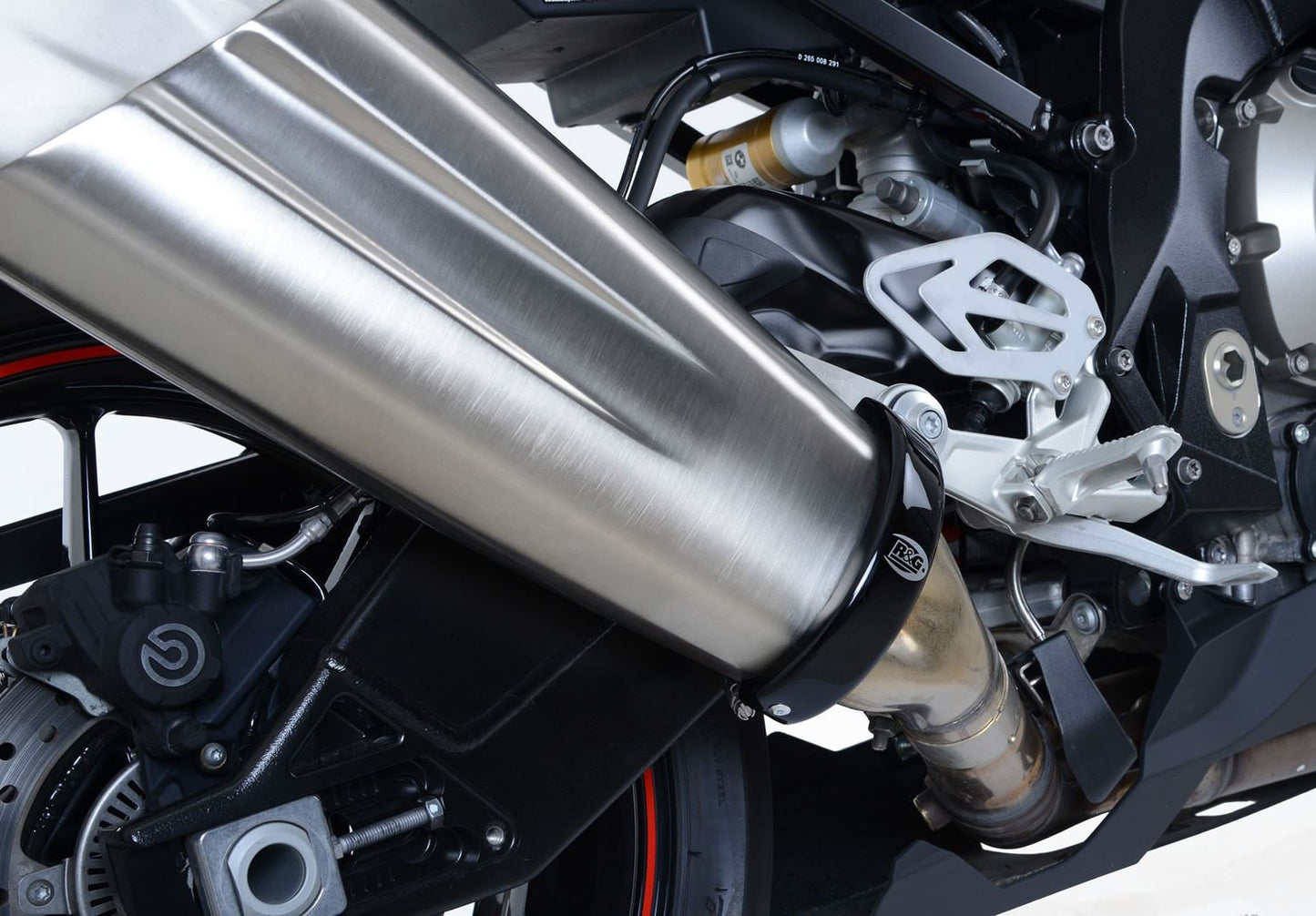 Exhaust Protector for the BMW S1000RR '15-'18 & Honda GB350S ’25- (front of muffler type)