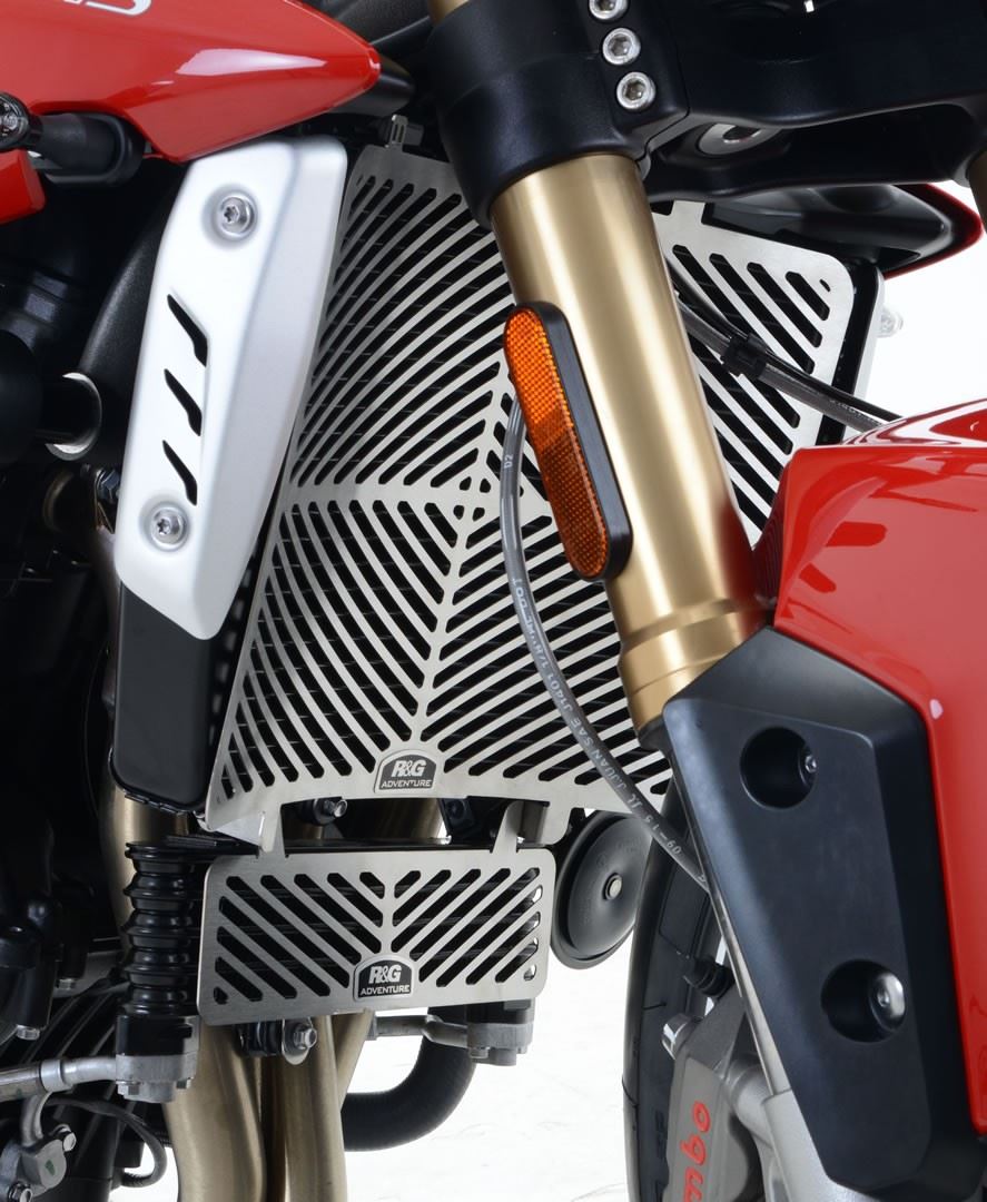 Stainless Steel Radiator Guards for the Triumph Speed Triple S and R '16- & Speed Triple RS '18-'20