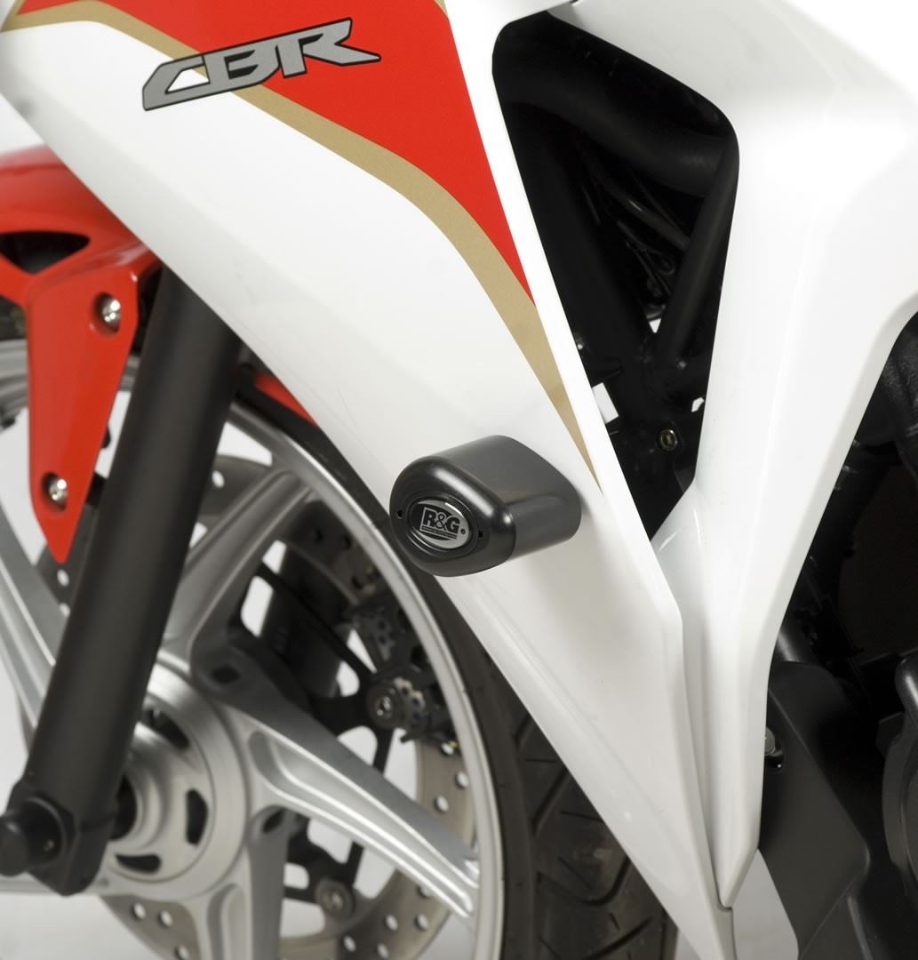 Crash Protectors - Aero Style for Honda CBR250R 2011- /WK SP250/SP50 and WKSP125 Colour: Black