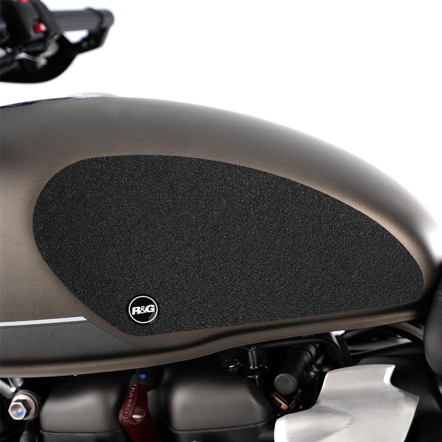 R&G Tank Traction Grips for Triumph Street Twin '16-, Scrambler 900 ’23- & Speed Twin 900 '22- '24 Colour: Black