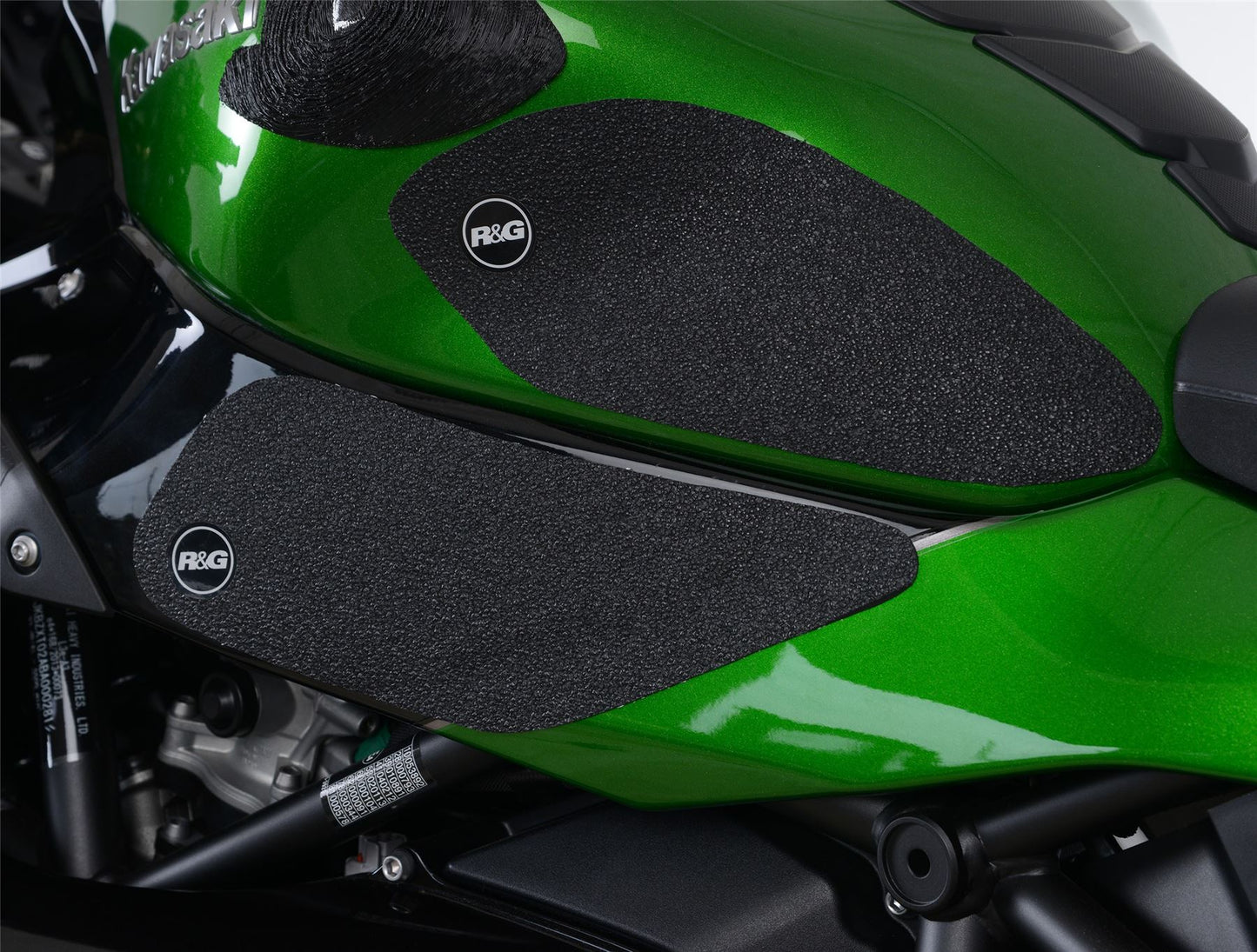 R&G Tank Traction Grips for Kawasaki Ninja H2 SX '18- '24 (4-Piece) Colour: Clear