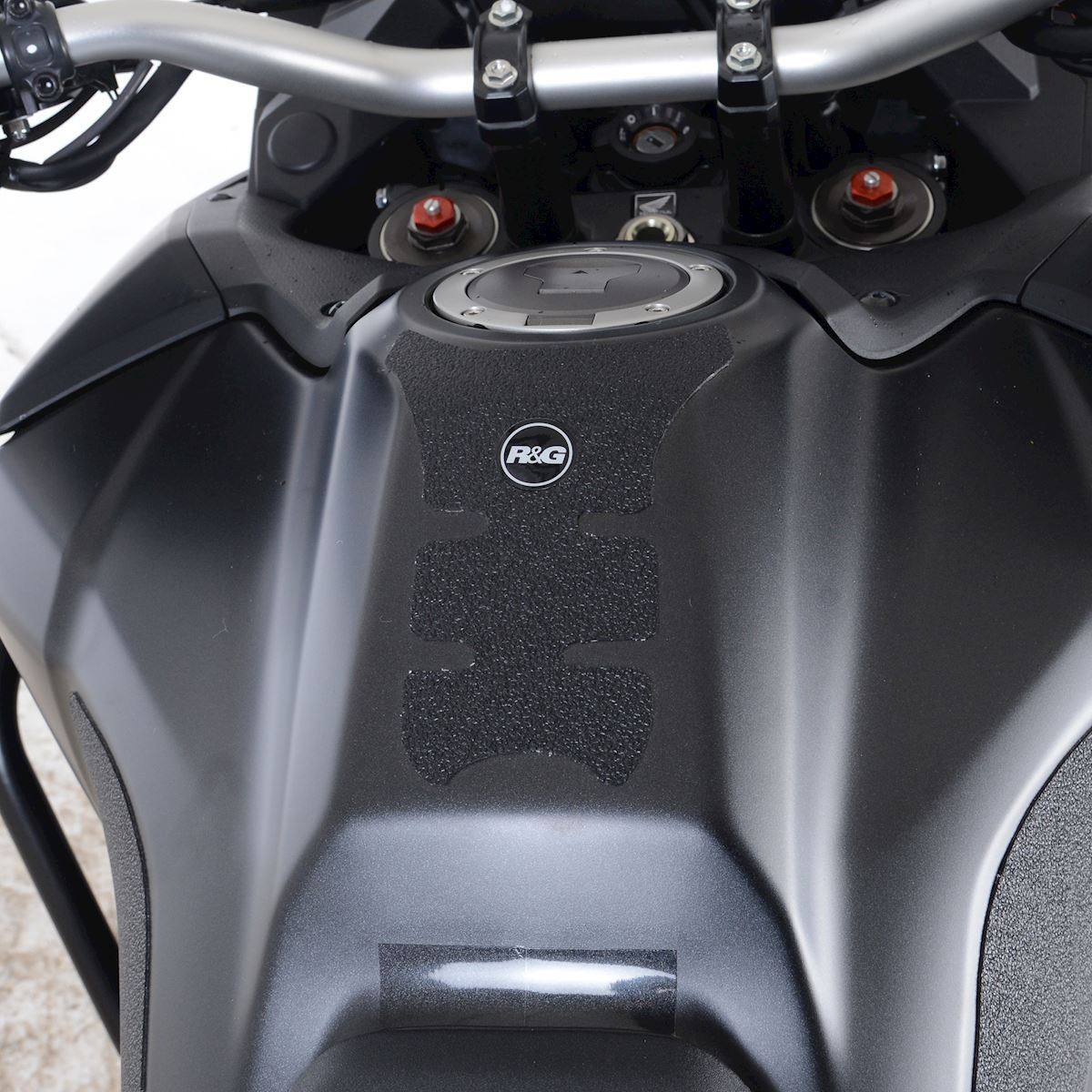R&G Tank Traction Grips for Honda CRF1100L Africa Twin Standard Model '20- '24 & CRF1100L Africa Twin DCT '24- Colour: Black