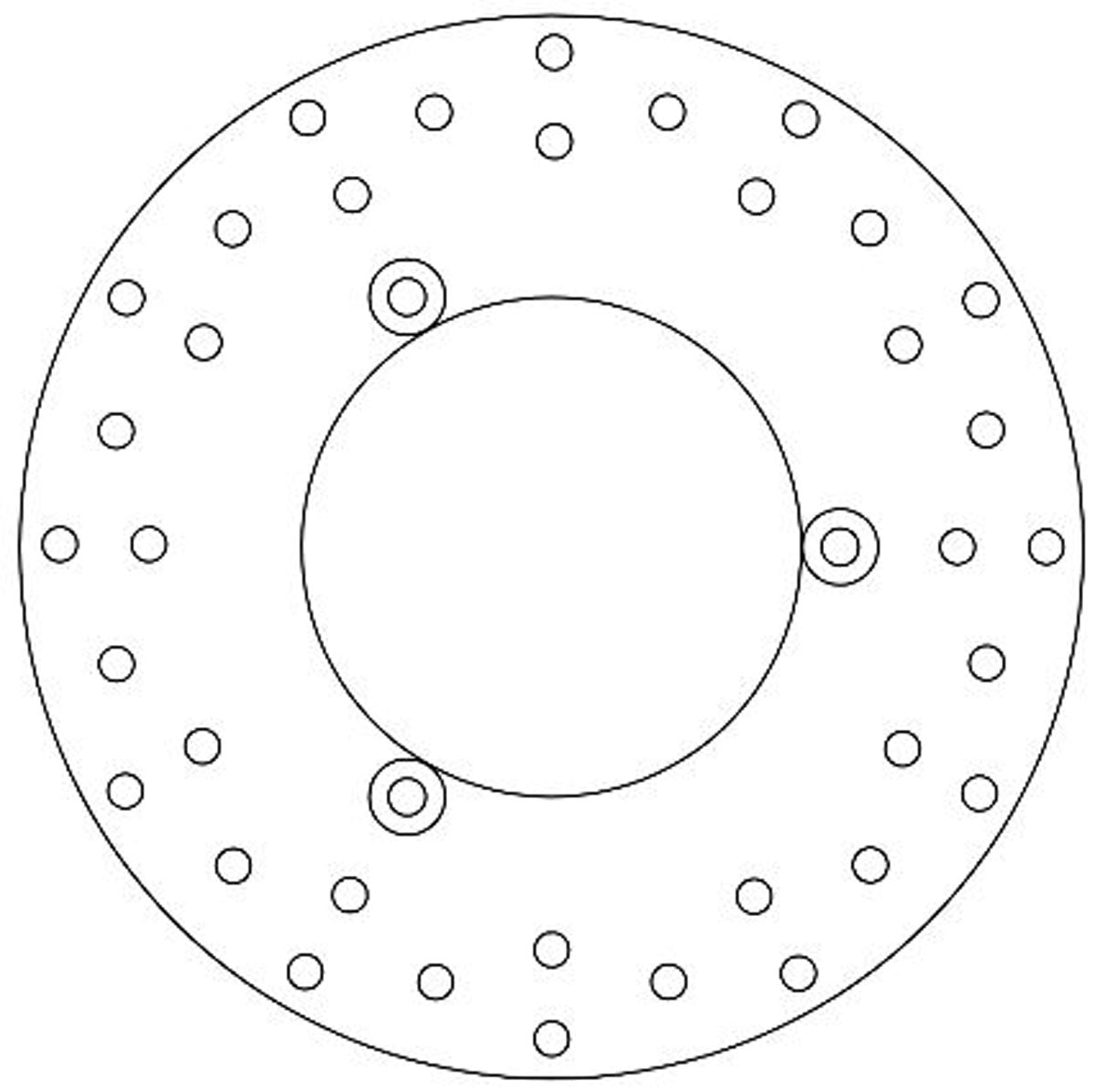 Ferodo Brake Disc Solid FMD0445R
