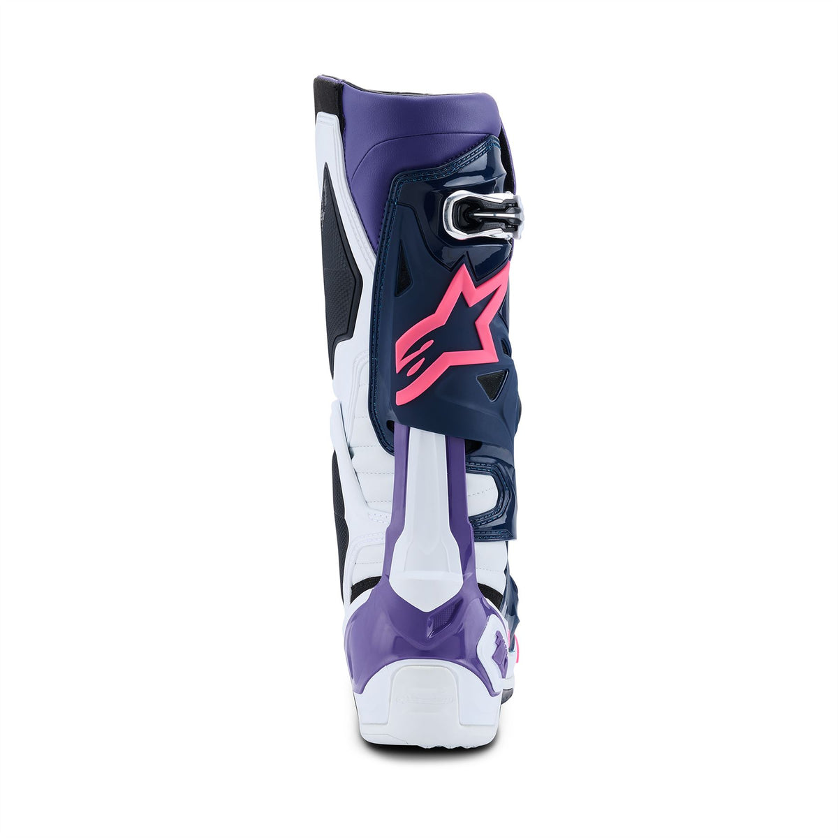 Alpinestars Tech 10 - White Violet Navy Blue Pink Fluo - US 10 / EU 44.5