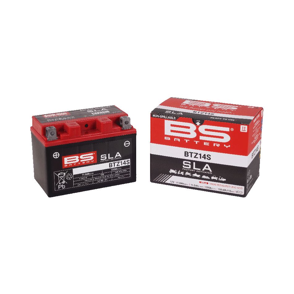 BS BTZ14S SLA (WC) Factory Activated Battery