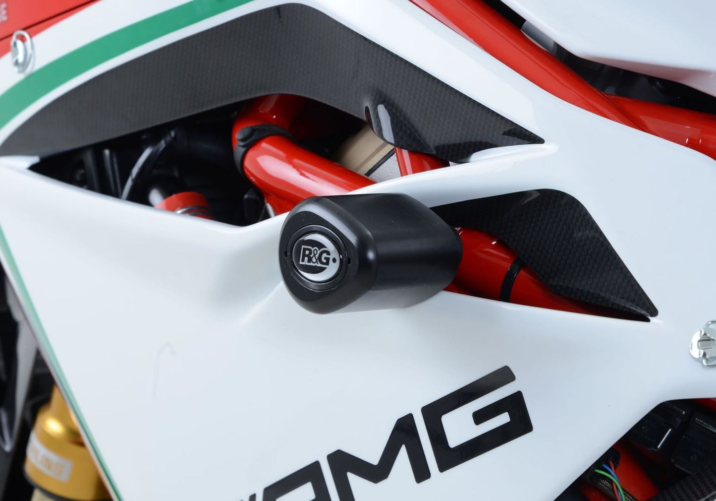 Crash Protectors - Aero Style for MV Agusta F4RC '15- Colour: Black