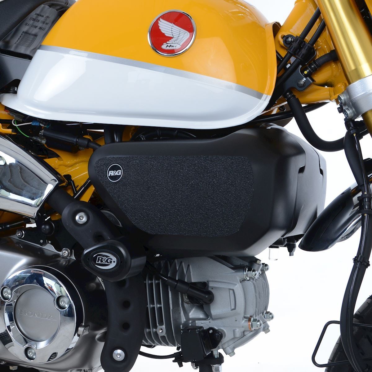 R&G Tank Traction Grips for Honda Monkey '18- Colour: Clear