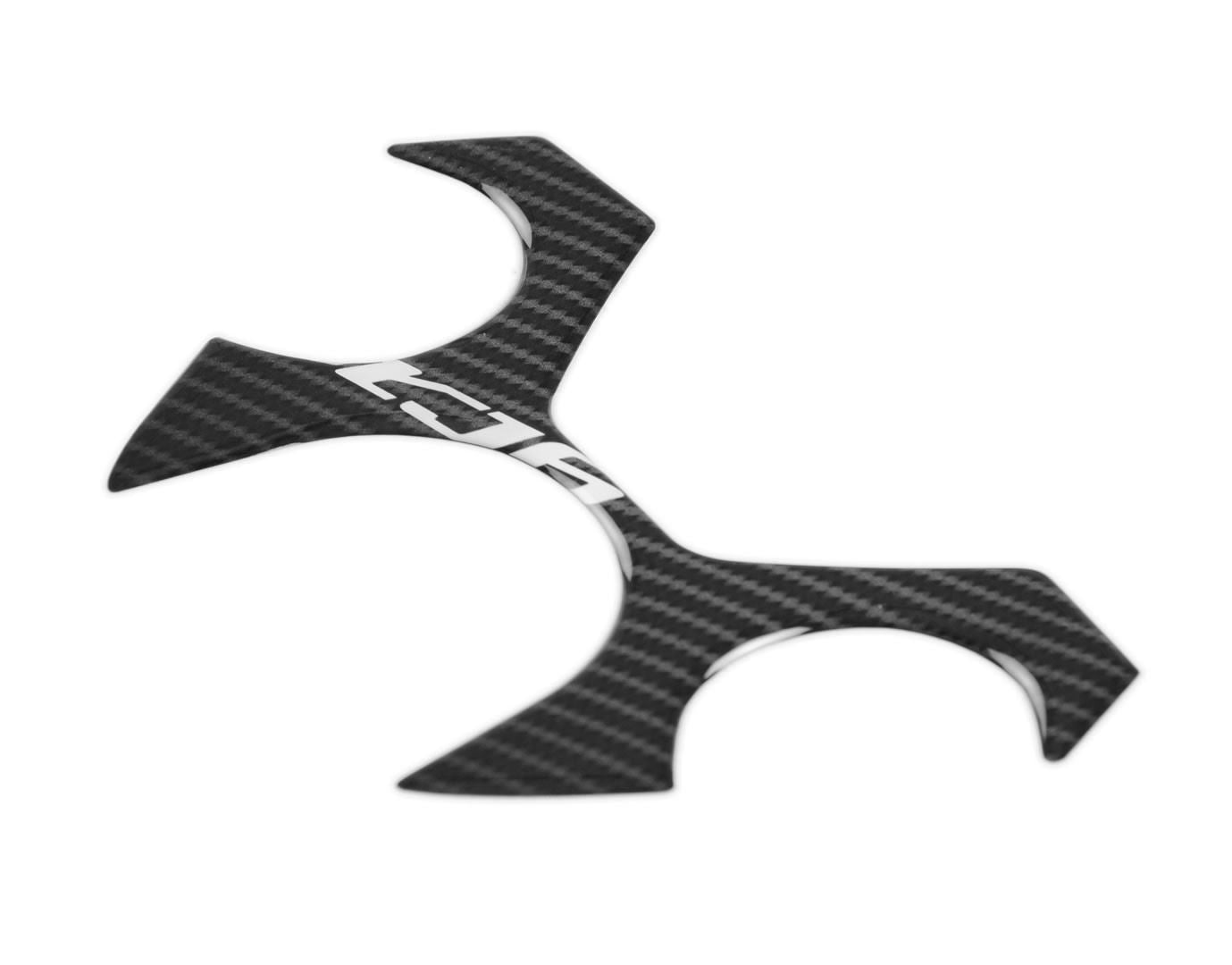 Red Dynamic Carbon Fibre Yoke Pad for Yamaha XJ6/XJ6F/Diversion