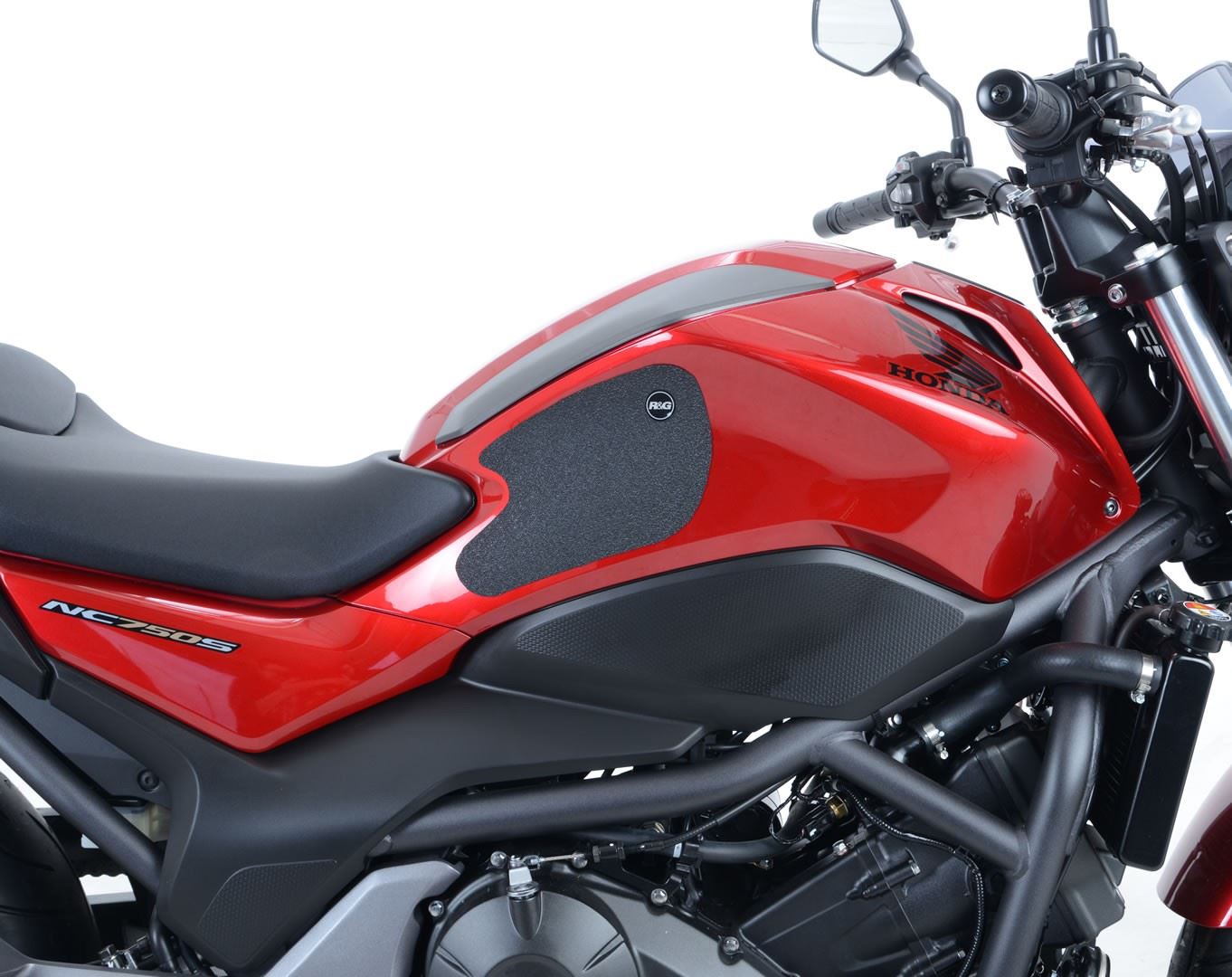 R&G Tank Traction Grips for the Honda NC700S / NC750S '13- '24 Colour: Clear
