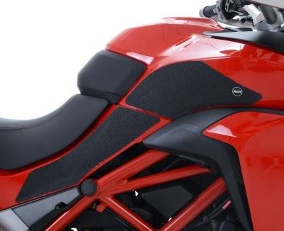 R&G Tank Traction Grips for Ducati Multistrada 1200 '15- Colour: Clear
