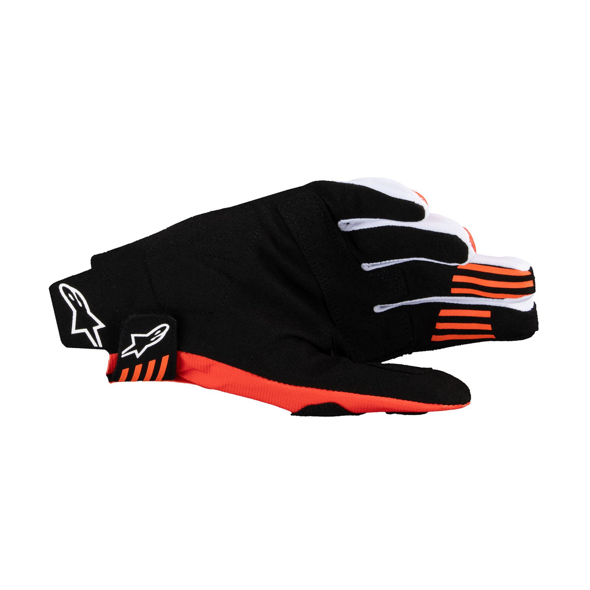 Alpinestars Techstar Gloves - Black Hot Orange - S