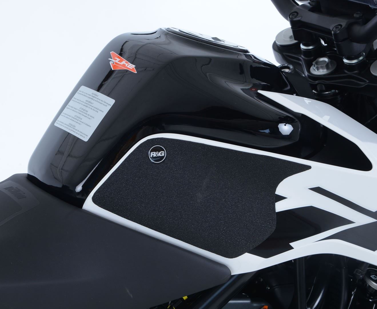 R&G Tank Traction Grip for KTM 125 DUKE '17-'23 Colour: Black