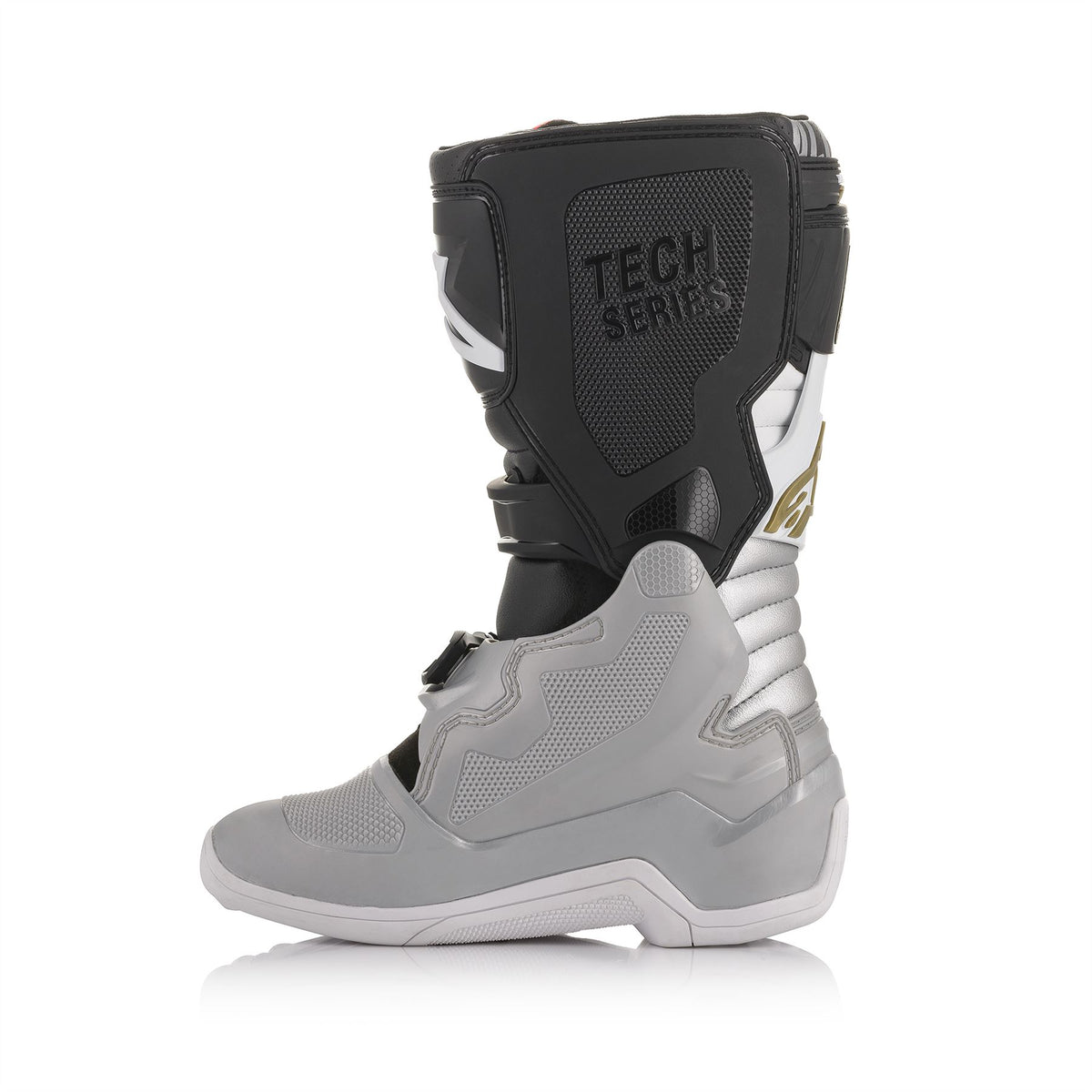 Alpinestars Tech 7S Youth - Black Silver White Gold - US 3 / EU 35.5