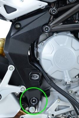 Lower Frame Plug (RHS) for MV Agusta F3 675/800 '12-,Brutale 675/800 '12-, Rivale '14-, Dragster '14- & Brutale 800 RR '18-