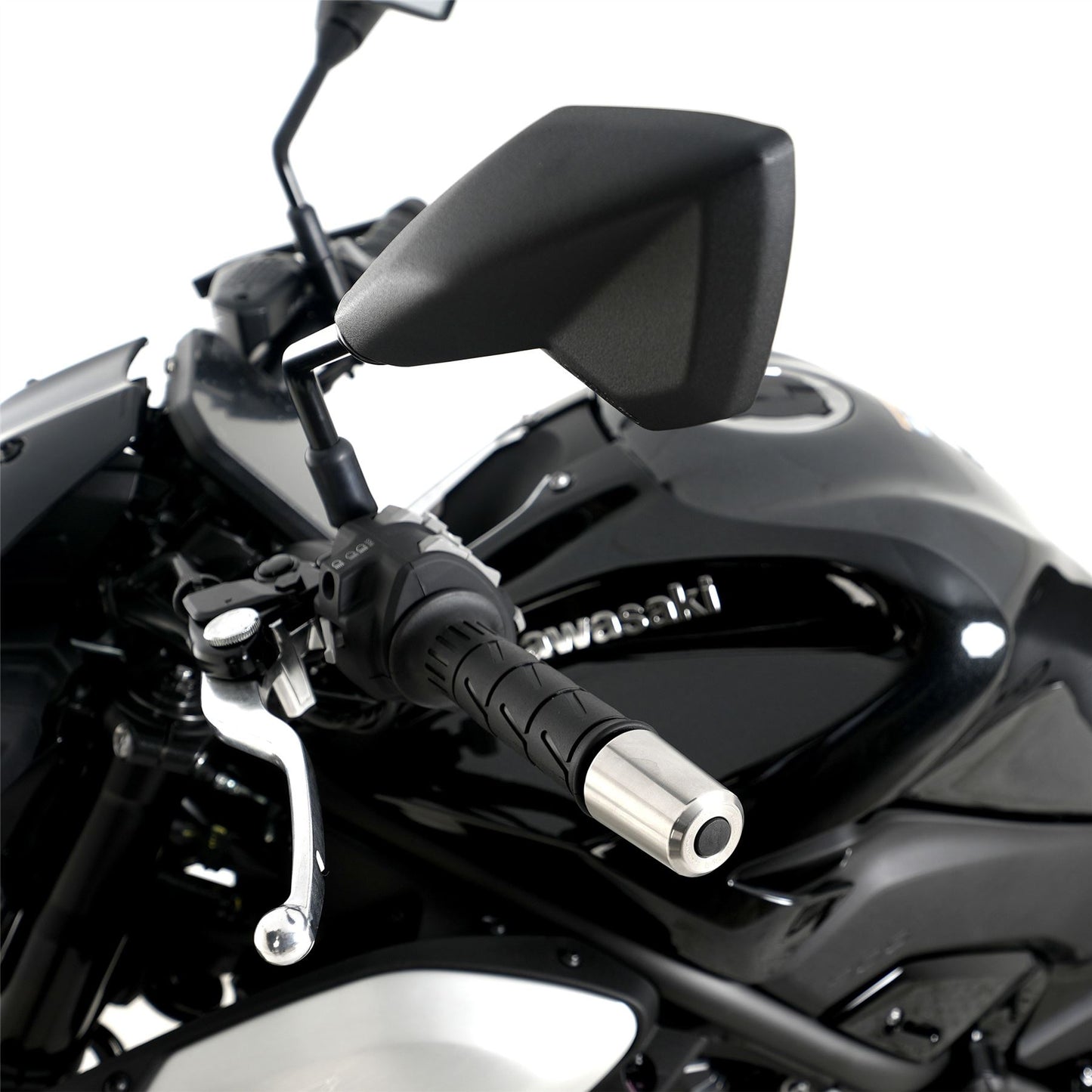 R&G Stainless Steel Bar Ends for Kawasaki Z900RS '18- '24, Z900 '17- , ZX636 '19-, Z H2 '20- '24, ZX-25R '20-, Z650RS '21- '24, ZX6-R '19- '24 & ZX-4R(R) (SE) ’23- '24
