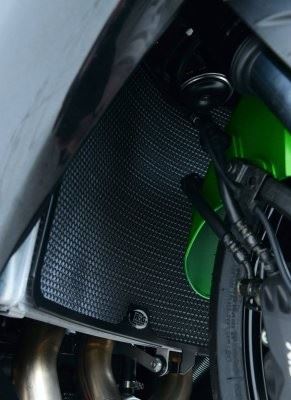 Radiator Guards for Kawasaki GTR1400 '07- and the Kawasaki ZZR1400 '06- Colour: Black