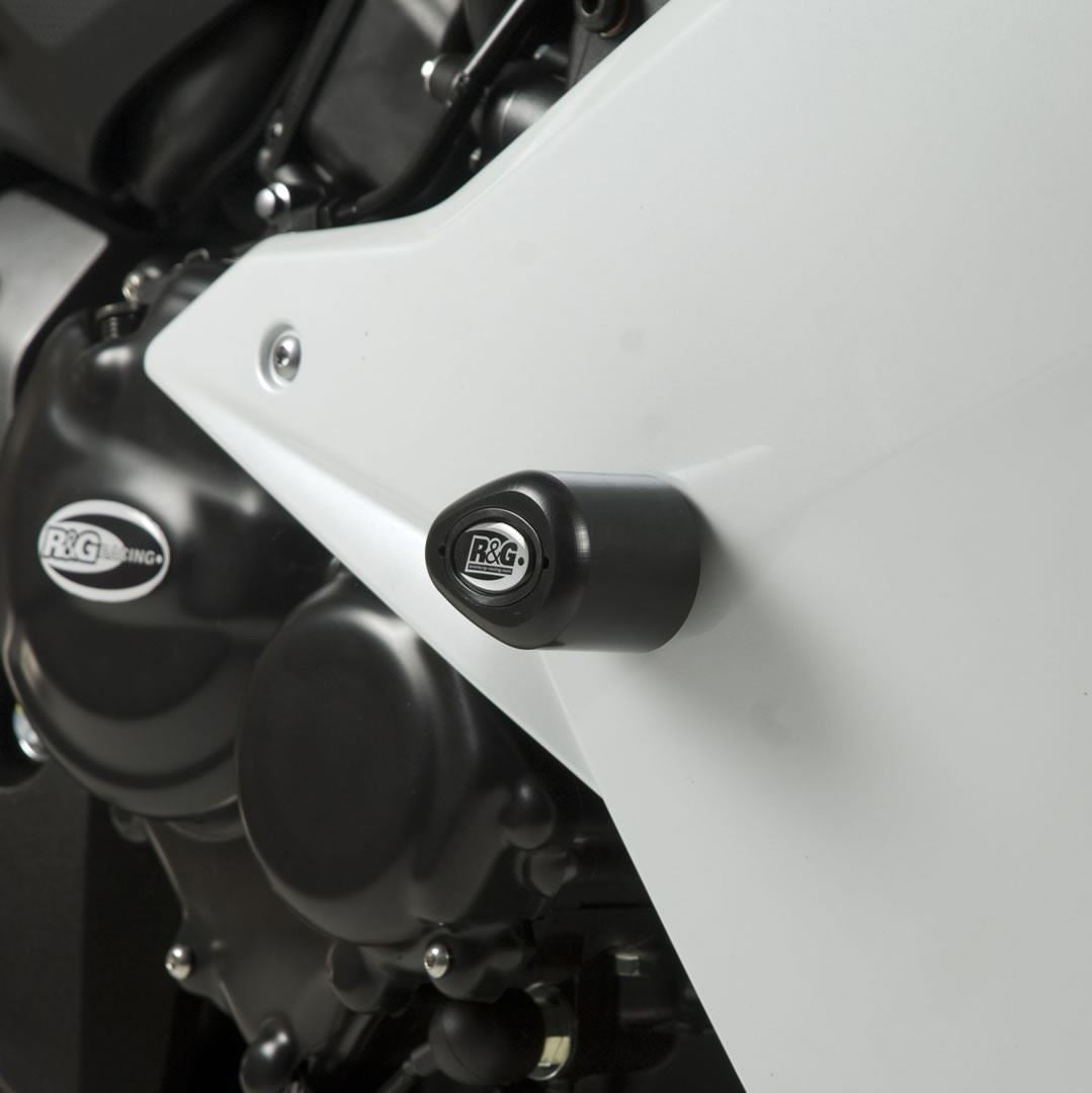 Crash Protectors - Aero Style for Honda CBR600F 2011- Colour: White