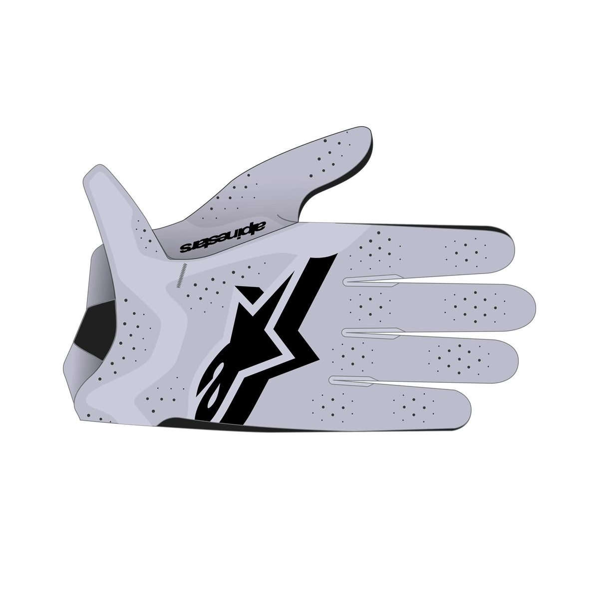 Alpinestars Supertech MX Gloves - Light Lilac Black - Size XXL