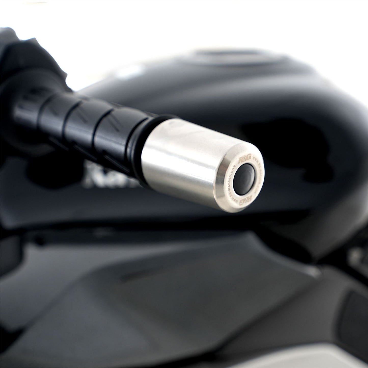 R&G Stainless Steel Bar Ends for Kawasaki Versys 1000 '12-'18, Z1000, ZZR1400, GTR1400, Ninja 125 '19-, Ninja 1000SX '20- '24 , Ninja 1100SX '25-, Royal Enfield Himalayan '17- & Kawasaki KLR 650 '22-, Eliminator 500 2024