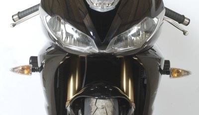 Crash Protectors - Aero Style for Triumph Daytona 675 ('13-) - ROAD Colour: White