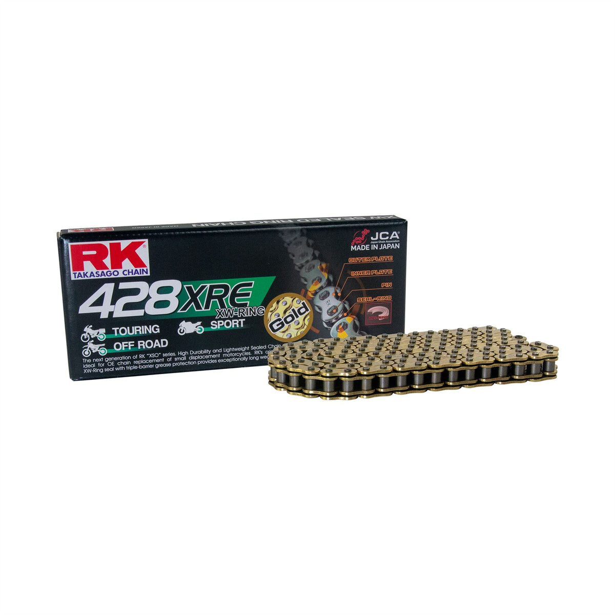 RK GB428XRE-134 Gold XW-Ring Chain