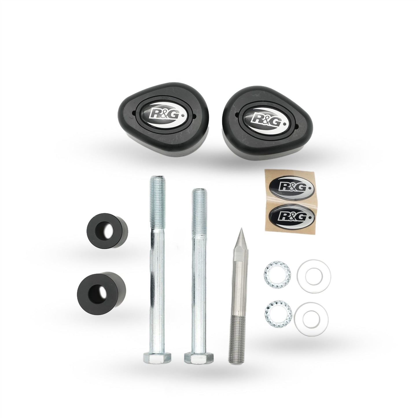 Crash Protectors - Aero Style for Honda CBR600RR '24- DRILL KIT Colour: Black