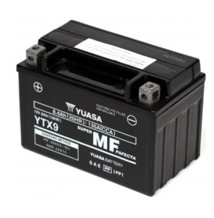 Yuasa Battery Kawasaki Z300 2015 to 2017 YTX9