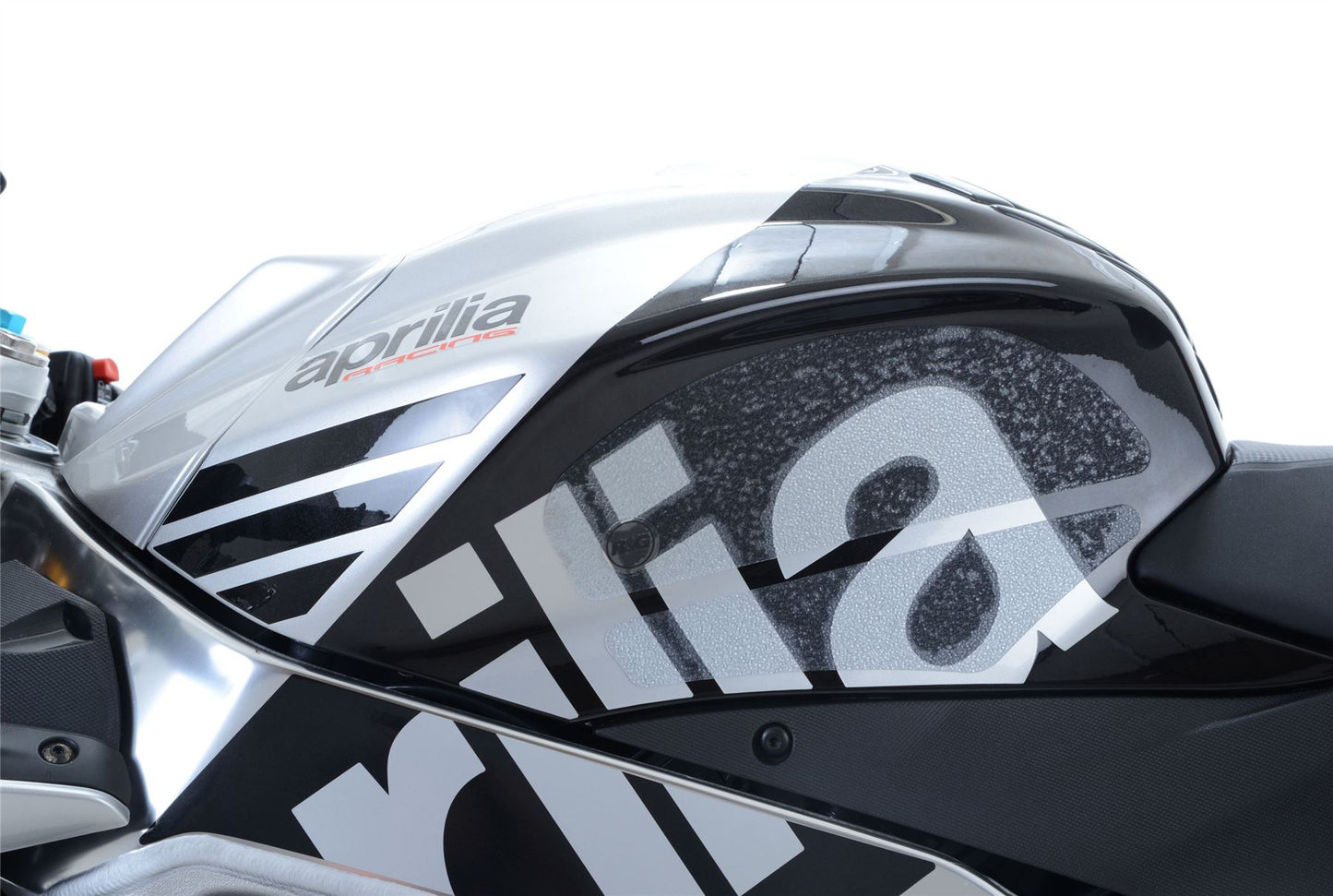 R&G Tank Traction Pads for Aprilia RSV4 '09-, Tuono V4 '11-'20 & RSV4 1100 Factory '19-'20 Colour: Clear