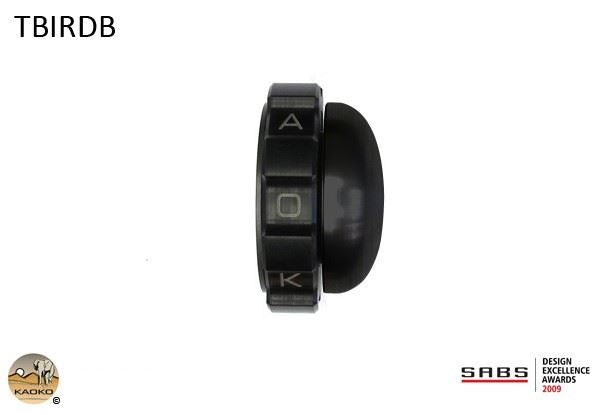 Kaoko Throttle Stabilizer for the Triumph Thunderbird Storm 1600 (-2010) : With Black OEM End Weights