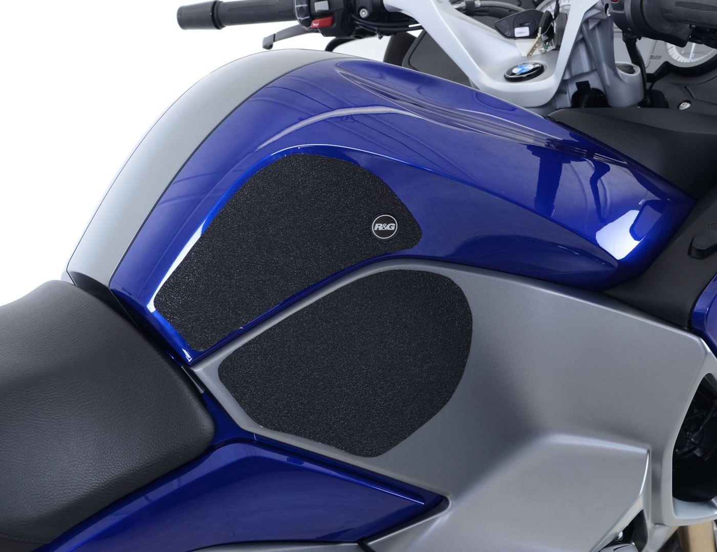 R&G Tank Traction Grips for BMW R1200RT '14- & R1250RT '19- Colour: Black
