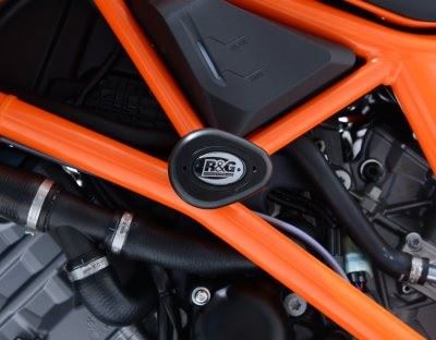 Aero Crash Protectors for KTM 1290 Super Duke R '14-'19 Colour: White