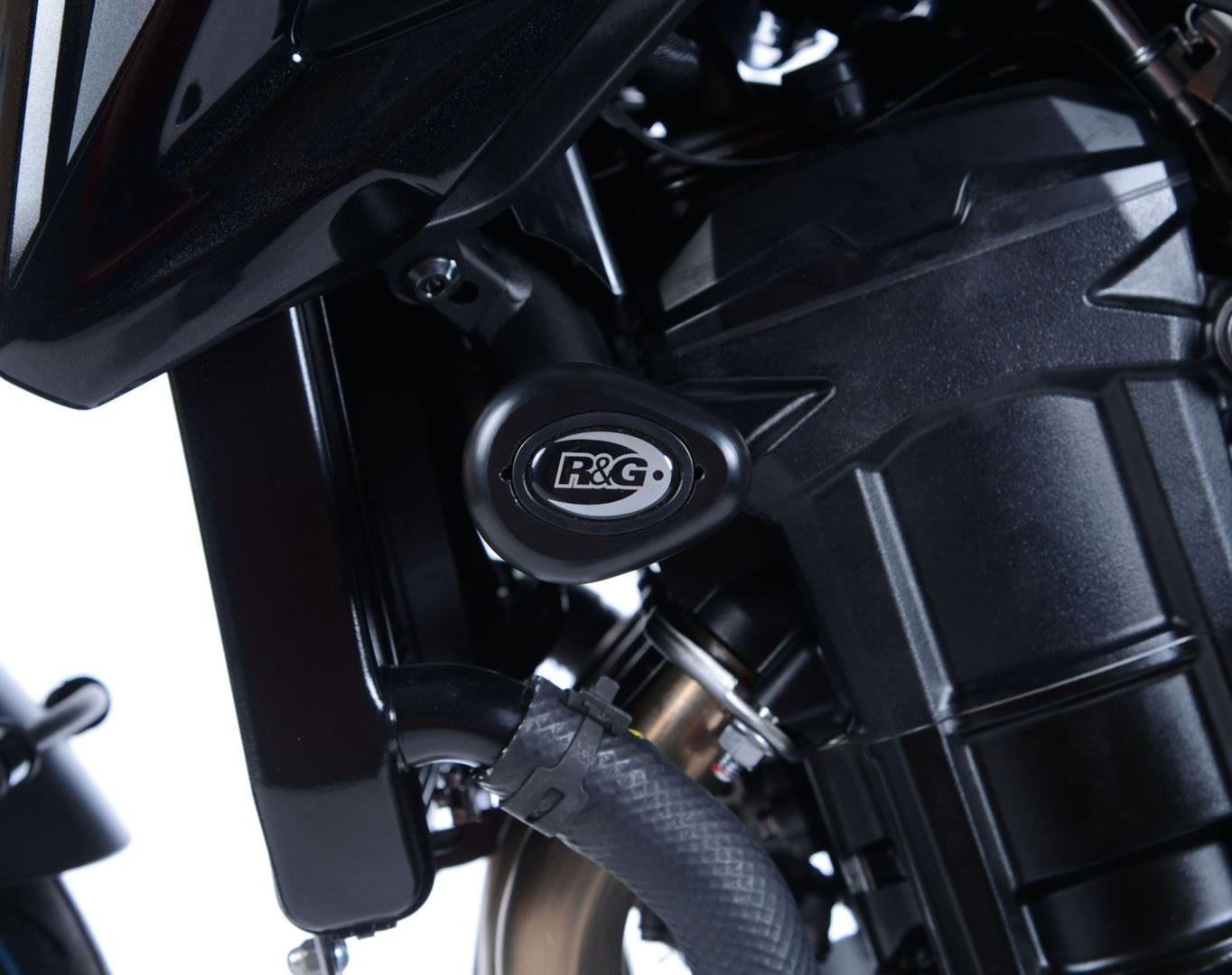Crash Protectors - Aero Style for Kawasaki Z900 '17- Colour: White