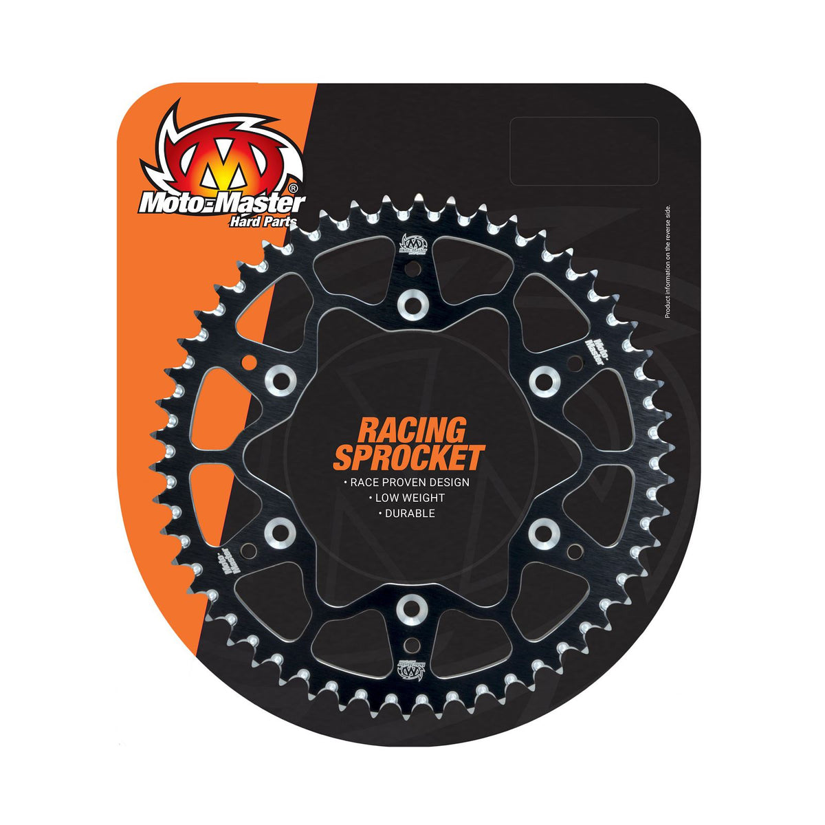Moto-Master 7075 Alu Rear Sprocket - Black - 428-51 - KTM/Hqv/GasGas 85SX TC85 MC85 04-25