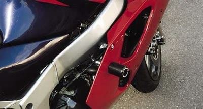 Crash Protectors - Classic Style for Kawasaki ZX6R F1-F3 Colour: Black