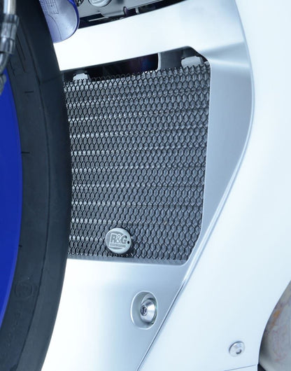Titanium Oil Cooler Guard for the Yamaha YZF-R1/R1M '15-