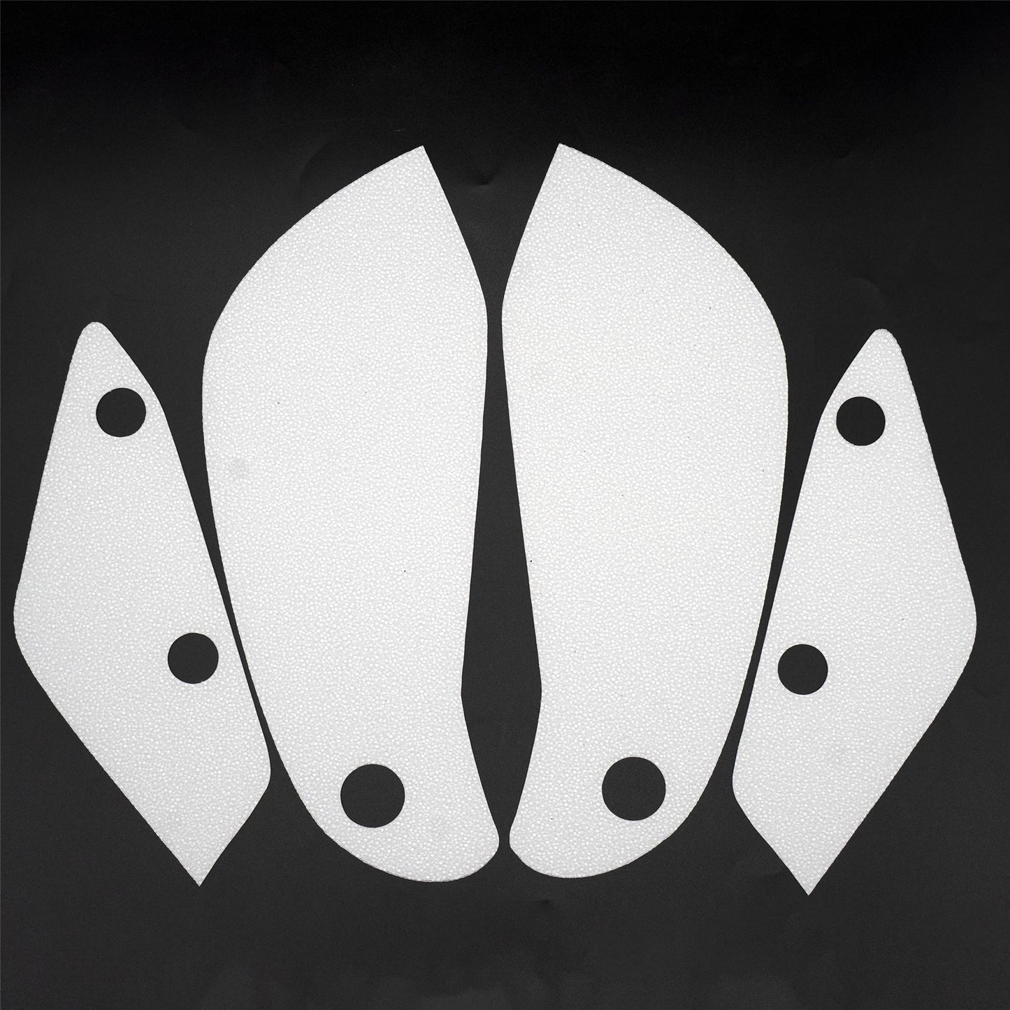R&G Tank Traction Grips for Ducati Panigale V2 '25- (4-piece Kit) Colour: Clear
