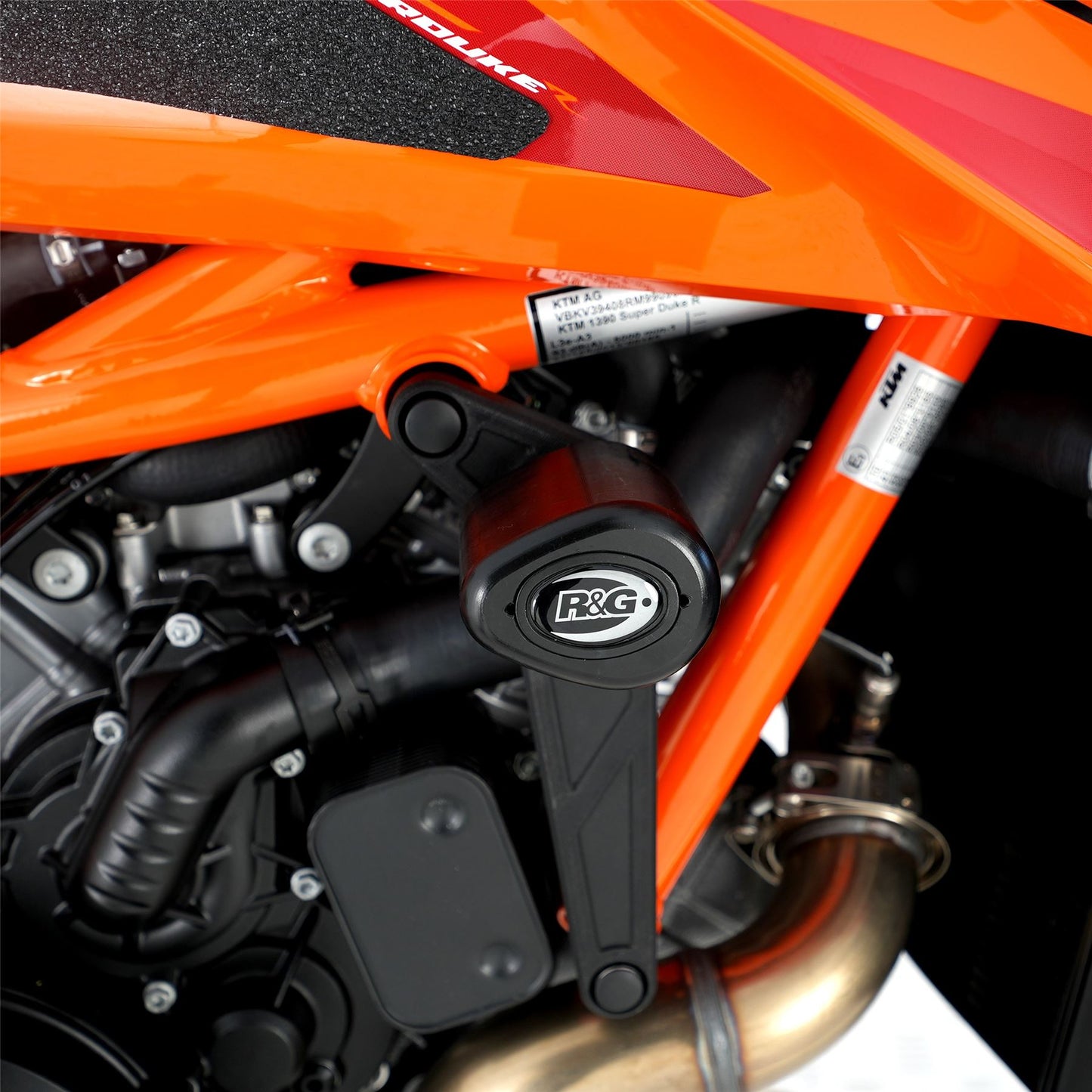 Crash Protectors- KTM 1390 Super Duke R (Evo) 2024 Colour: Black
