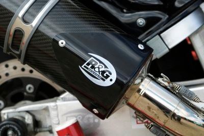 Tri Oval Exhaust Protector (Can Cover) Side: Right Hand Side