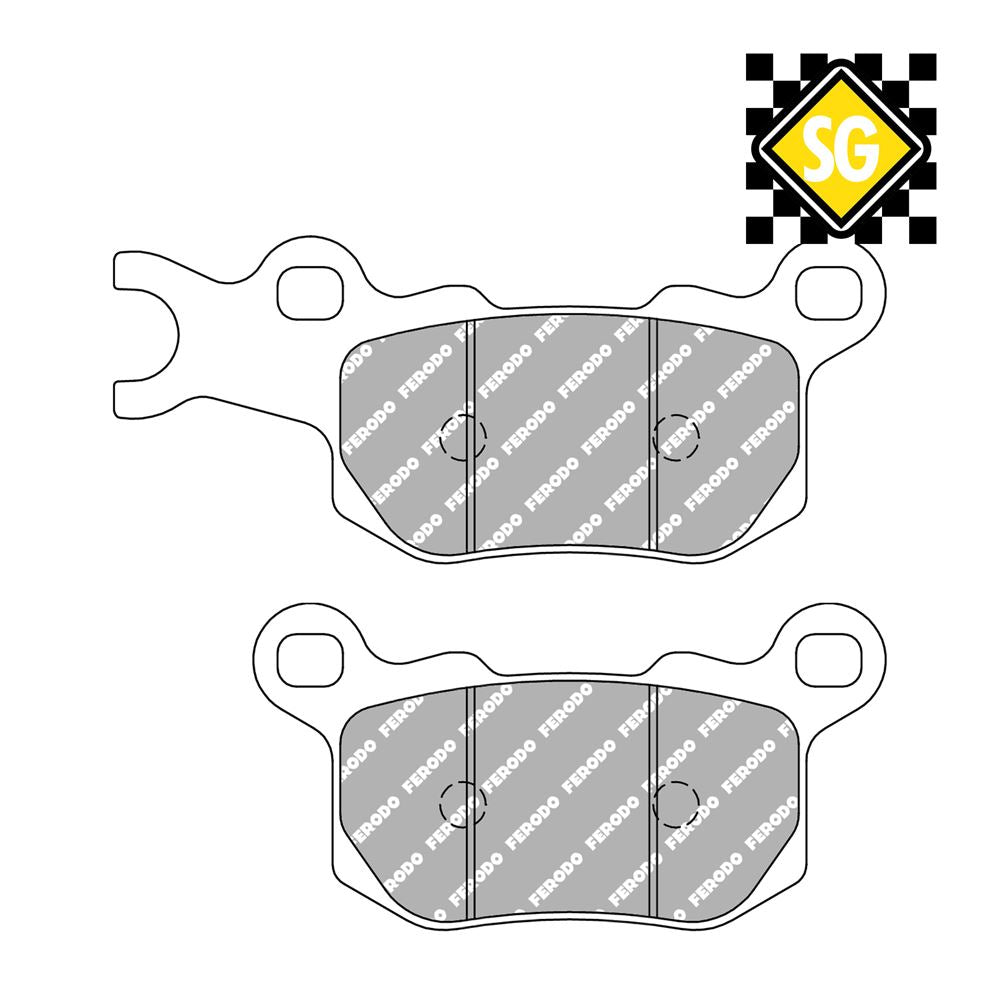 Ferodo FDB2318SG Sinter Grip Off-Road Compound Pad - FA685 Rear Right