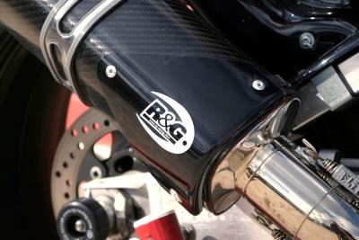 Tri Oval Exhaust Protector (Can Cover) Side: Left Hand Side