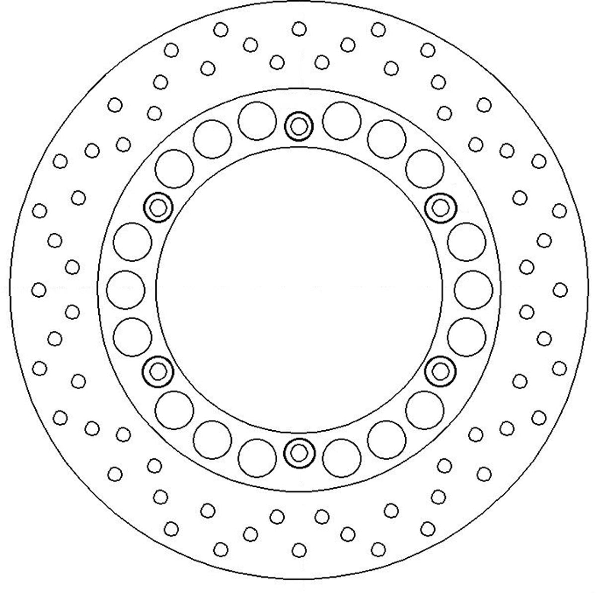 Ferodo Brake Disc Solid FMD0155R