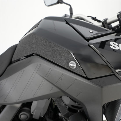 R&G Tank Traction Grips for Suzuki V-Strom 800DE / RE '23-  Colour: Black