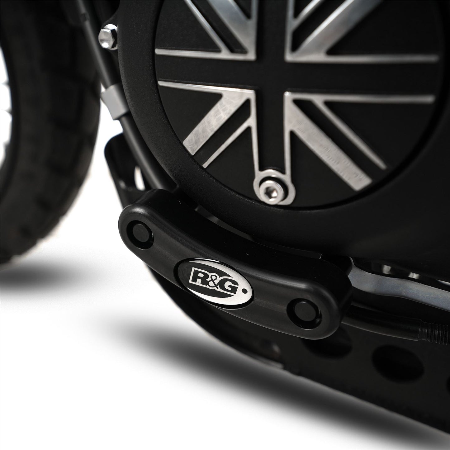 Engine Case Slider for Triumph Street Twin, Thruxton 1200R '16-, Speed Twin 1200 '19-'21, Scrambler 900 ’23- & Speed Twin 900 '22- '24 models (LHS)